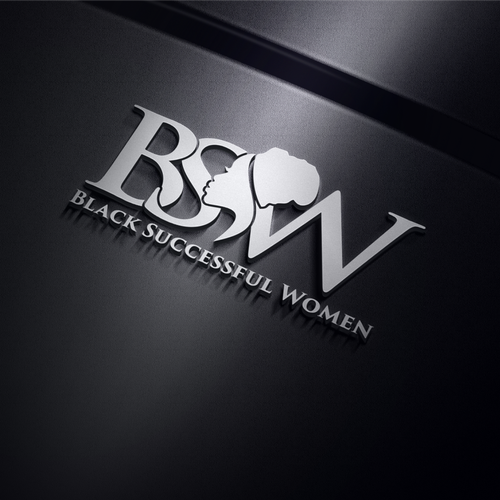 Upscale logo for the successful Black woman who wants to level up personally and professionally Design réalisé par DCdesign™