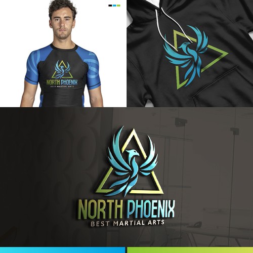 North Phoenix Best Martial Arts school logo Design réalisé par jimzz