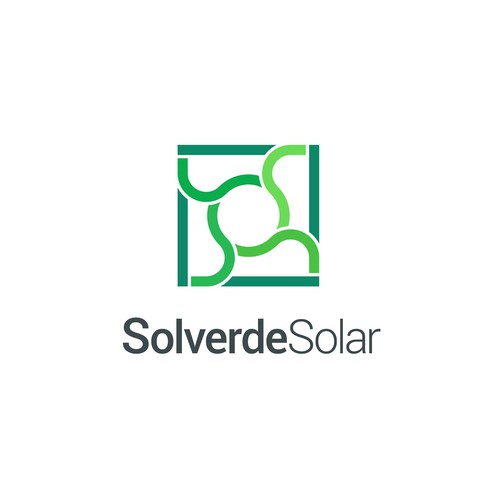 Clean logo for solar company Design by royan mj