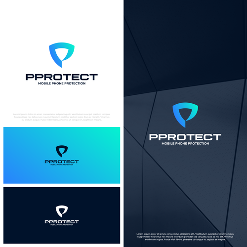 PPROTECT (Phone protect logo) (mobile cases and screen protectors) Design by A B I G A I L™
