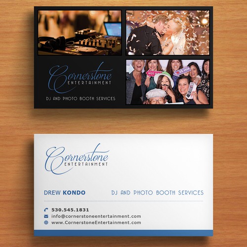 Wedding DJ & Booth Business Needs Business Cards