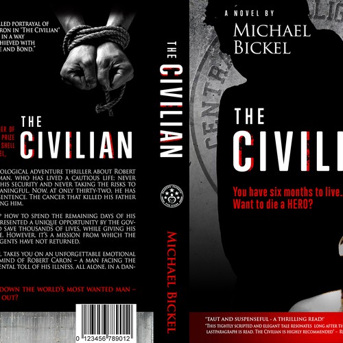 An ICONIC looking book cover for a 5 star reviewed manuscript Design by Levro