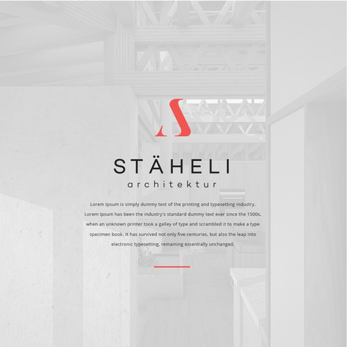 Modern Logo for new Swiss Architecture Office Design by mimi.art