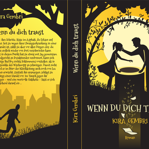 Design by paper.plane titled "Eye-catching cover image for a Young Adult Romance Book (E-Book and Print)"
