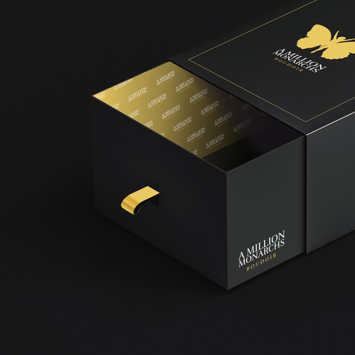 Design Matte Black Branded Box por artv.k.6833