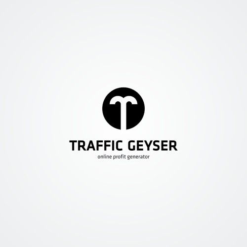 Design di T-R-A-F-F-I-C   g-e-y-s-e-r  Logo di brandcore
