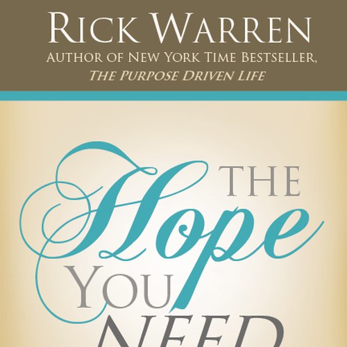 Design Rick Warren's New Book Cover Design réalisé par paige1media