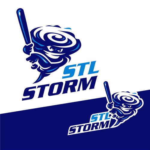 Youth Baseball Logo - STL Storm Réalisé par adityabeny