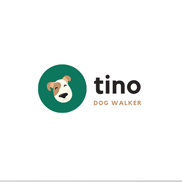 Tino Dog walking brand identity
