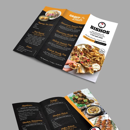 Middle Eastern Menu Design por Mika90