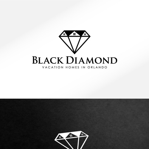 Black Diamond Real Estate and Rental Houses Logo design contest