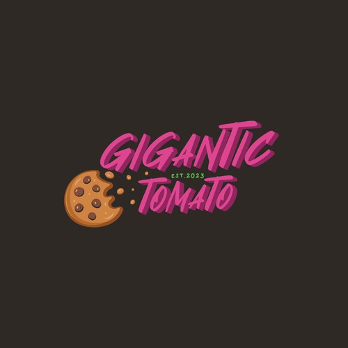 New yummy cookie logo design please! Design by ALINAsINK