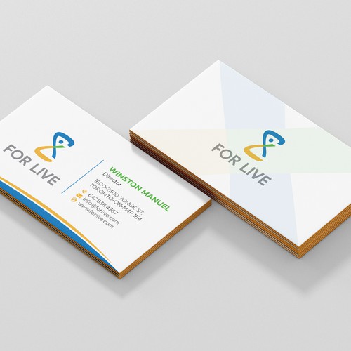 Design a suitable business card for 'For Life' Design by Birendra Chandra Das