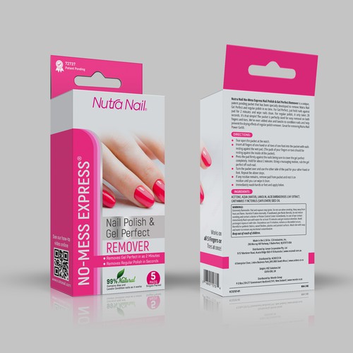 Nutra Nail Gel Remover Design by Rajith Shantha