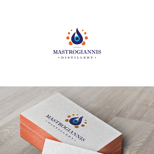 Create a logo for a traditional distillery with a modern twist. Design by oTheoDesigns