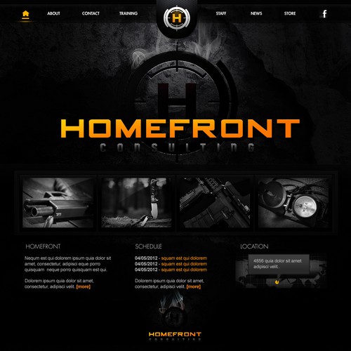 Help Homefront Consulting Inc. with a new website design Diseño de bearstone