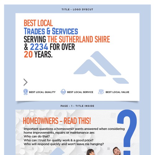Design a Powerful New Flyer for Best Local Trades & Services Design by Muhammad Shahrooz