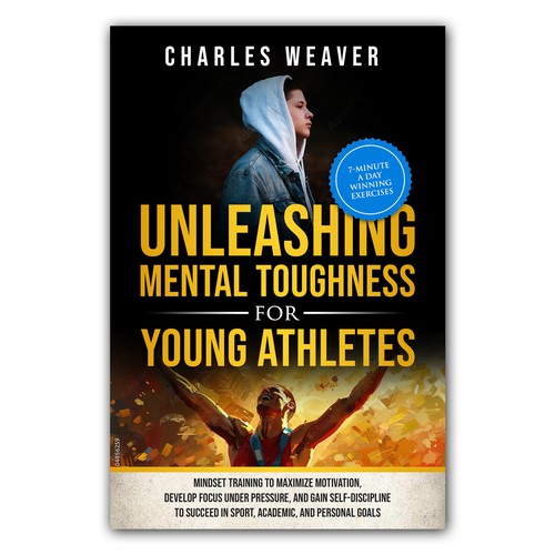 Design a book cover with young athletes going from losers to winners Design by 4 Season