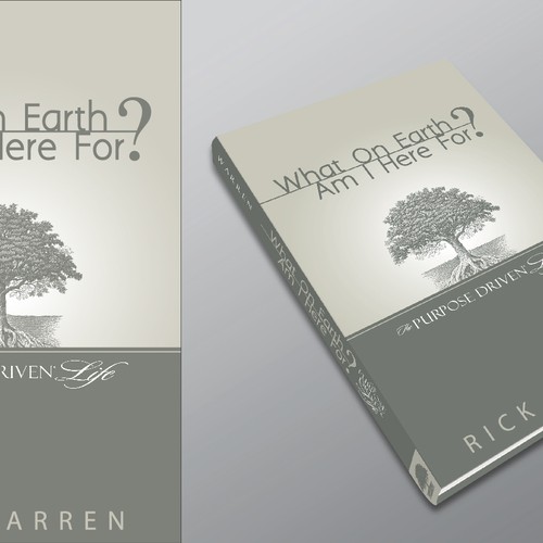 Book cover redesign for "What on Earth Am I Here For? The Purpose Driven Life" by Rick Warren Design by tophe