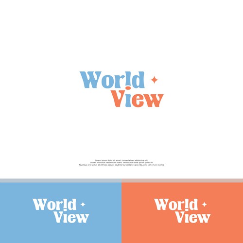 WorldView Magazine Logo Design by Young Creations