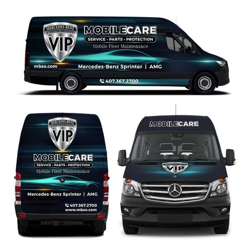 Mobile Service Wrap Design by Fachri Iffat