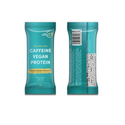Design a modern, catchy package for a healthy premium energy bar Design by Robosign