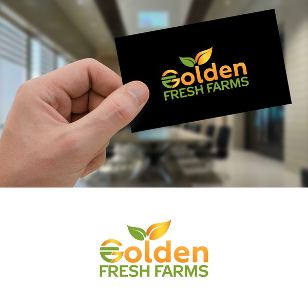 Design by 99D COM titled "Golden Fresh Farms"