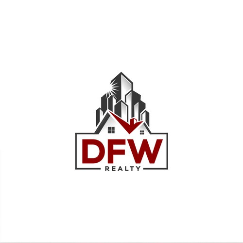 Real Estate Brokerage Logo for DFW Realty (DFW - Dallas-Fort Worth, TX) Design by wali99