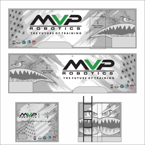 DESIGN A TRAILER WRAP FOR MILITARY ROBOTS - MVP ROBOTICS Design by dnite