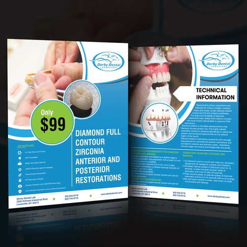 Derby Dental Lab needs best flyer ever! Postcard, flyer or print contest