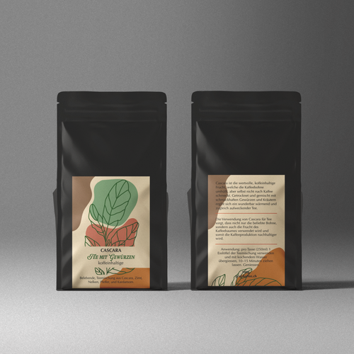 Diseño de Cascara tea label de just.chaosofart