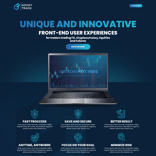 Trading Platform Webpage Design by xandreanx.