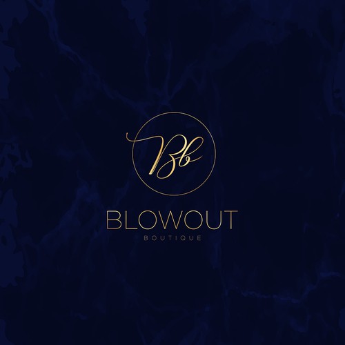 Luxurious logo for a NEW Blow Dry Bar - Hair Salon Design by Neha Shrimal