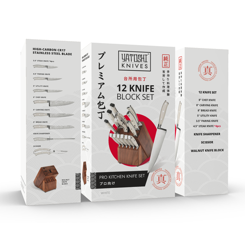 Kitchen knife block set packaging, Product packaging contest