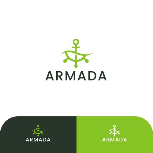 Armada Management Logo Design Design by MisterR