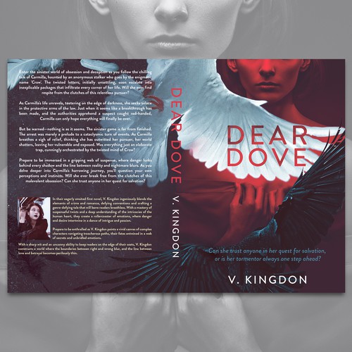 Queer Psychological Thriller Novel Cover Design by mihai313