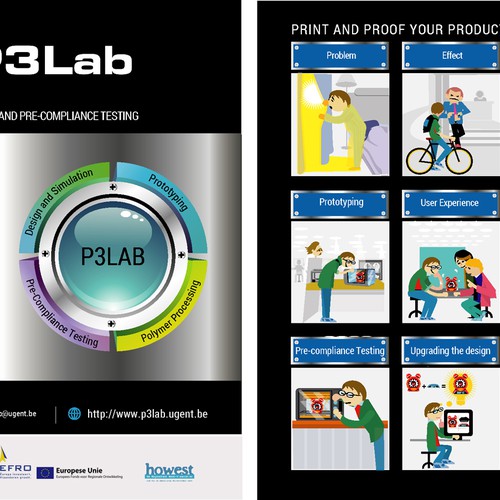 Guy makes alarm clock using P3Lab facilities/knowledge (explaining with cartoon what P3Lab is about) Design by rainmar