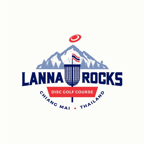 Logo Design for the gorgeous - Lanna Rocks Disc Golf Course - in Chiang Mai Thailand Design by Rozak Ifandi