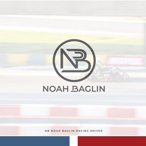 Name Initials - NB - Racing Driver Design by mimithelioness