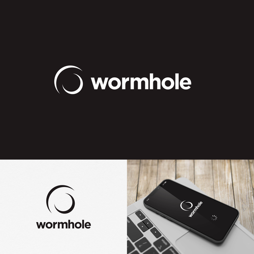 Wormhole Protocol Logo Design Design by chandleries