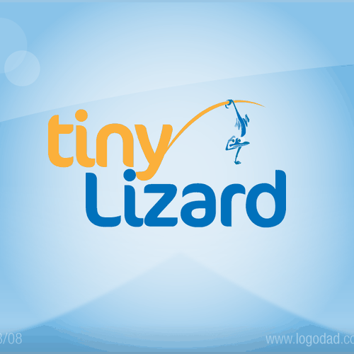 Tiny Lizard Logo Design by logodad.com