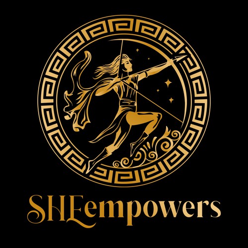 SHEempowers - luxurious design of a woman preferrably in some kind of a circle to appeal to women professionals Design by Jacob Gomes