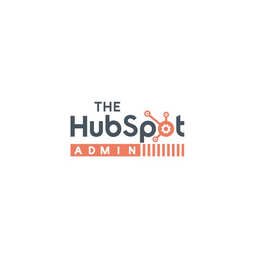 Bold logo that unites and champions the HubSpot Admin Design by QuickCrea™