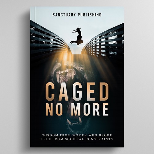 Bold and untamed book cover design wanted! Design by Danitza