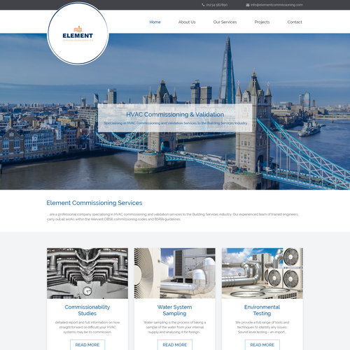 Web page design contest entry by Mycrodesign