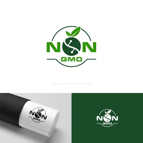 Food Packaging NON-GMO Logo Design réalisé par Dezineexpert⭐