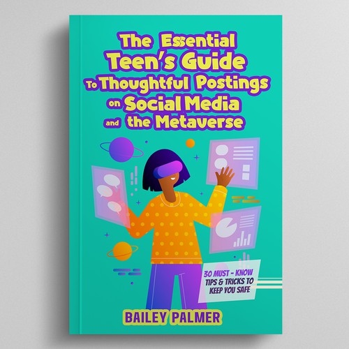 Design an awesome and eye catching book cover that appeals to teens/parents for a guide book Design by Dynaaa