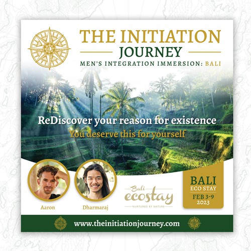 The Initiation Journey Retreat for Men Design by Jordon