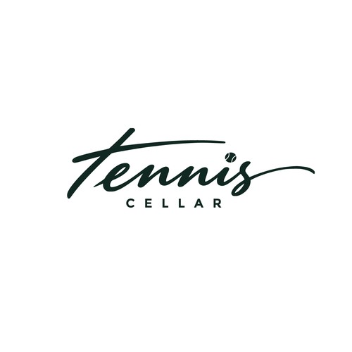 "Tennis Cellar Logo" winning Logo design