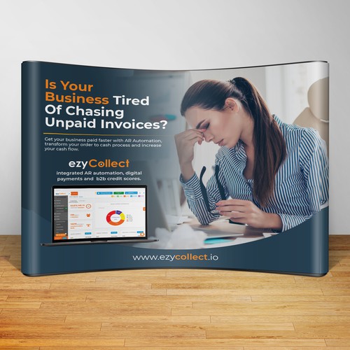 B2B Saas Pull Up Banner for Trade Show Diseño de Sketch Media™